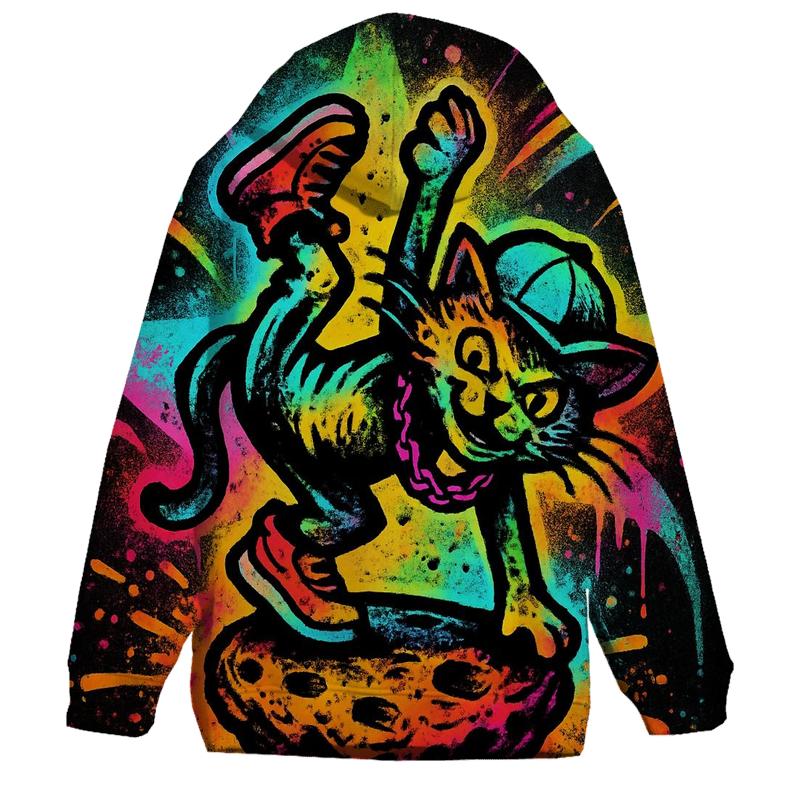 Graffiti Meteor Breakdancer Cat hoodie styles