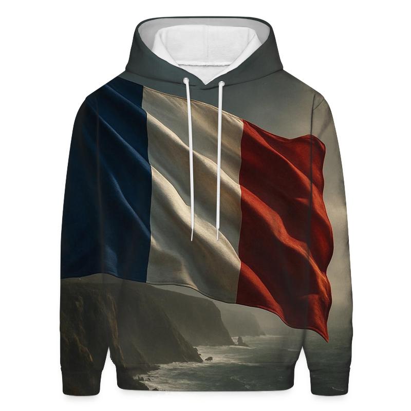 Tricolor Storm Crest Of France custom hoodies