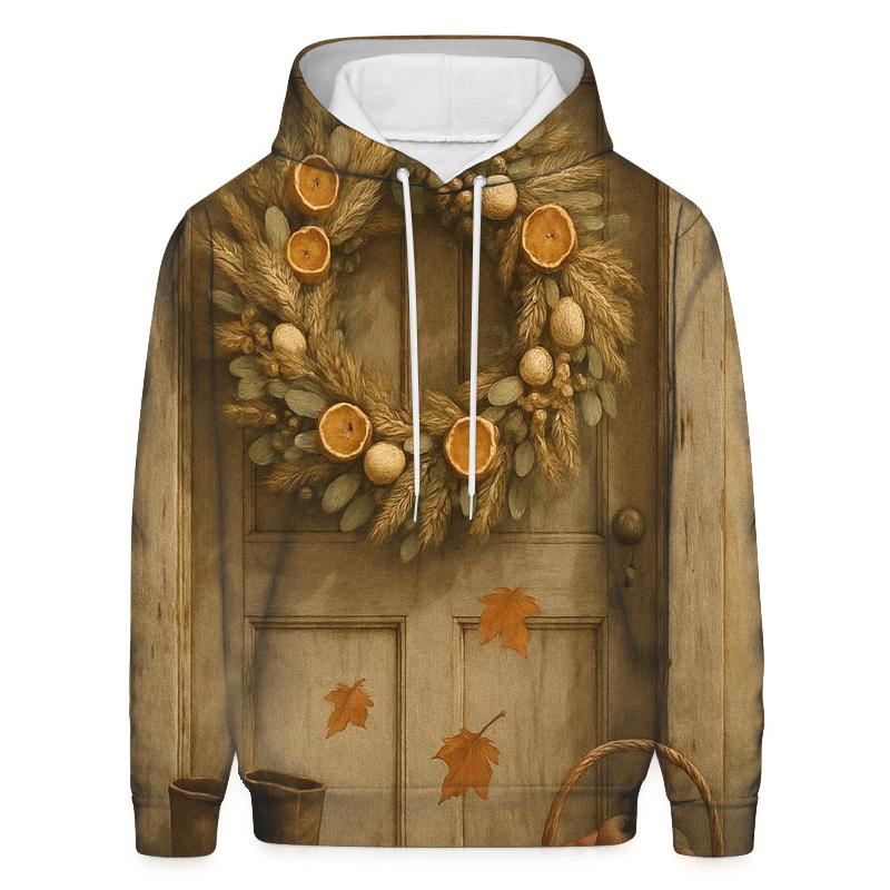 Harvest Wreath Doorway Welcome pullover hoodies