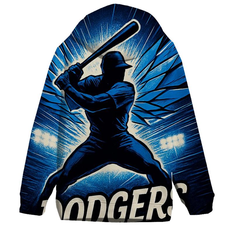 Midnight Batter Silhouette With Winged Speed heavyweight hoodies