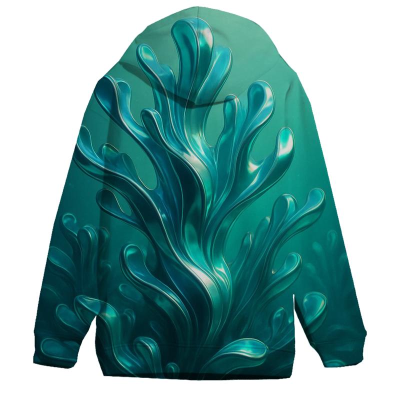 Mirror Reef Gradient Current embroidered hoodies