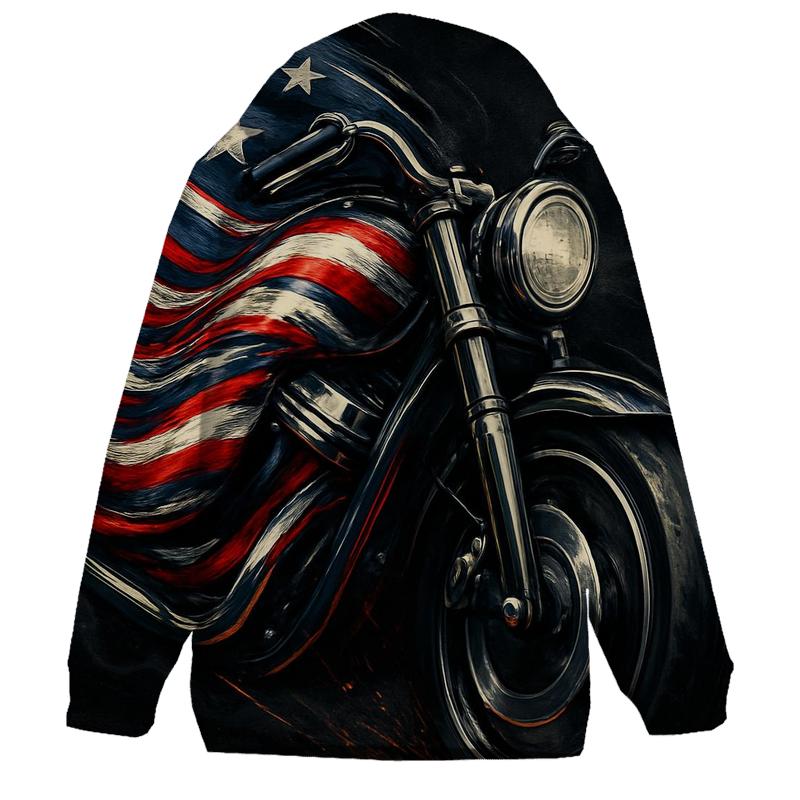 Motor Chrome Flag Thunder pullover hoodies