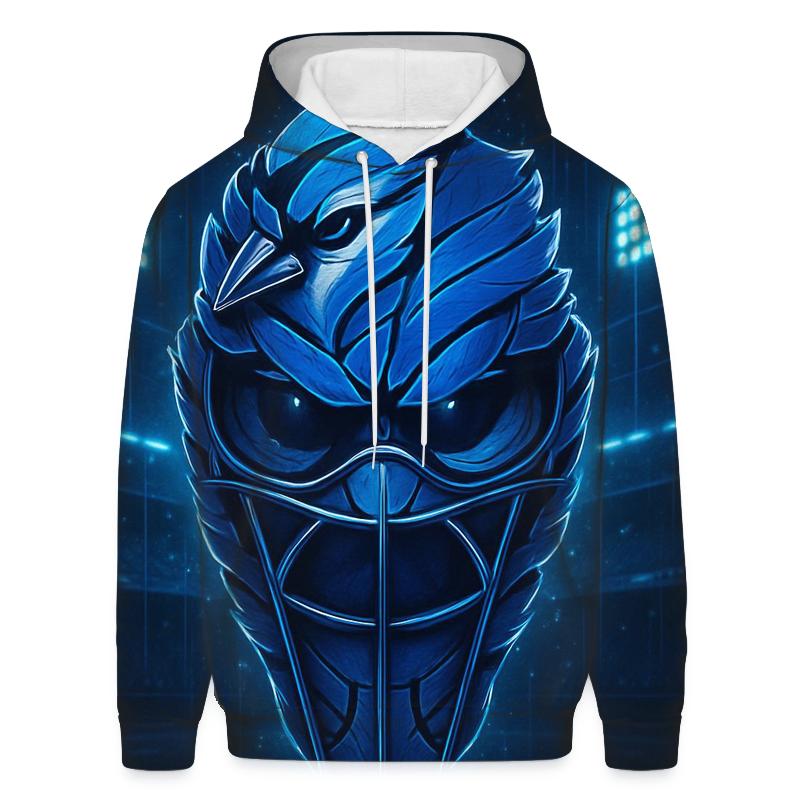 Midnight Catcher Mask Blue Jays Glow zip-up hoodies