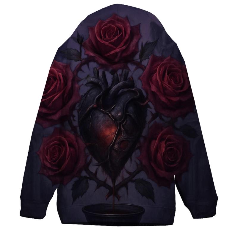 Garden Of The Thorned Relic Heart graphic hoodies