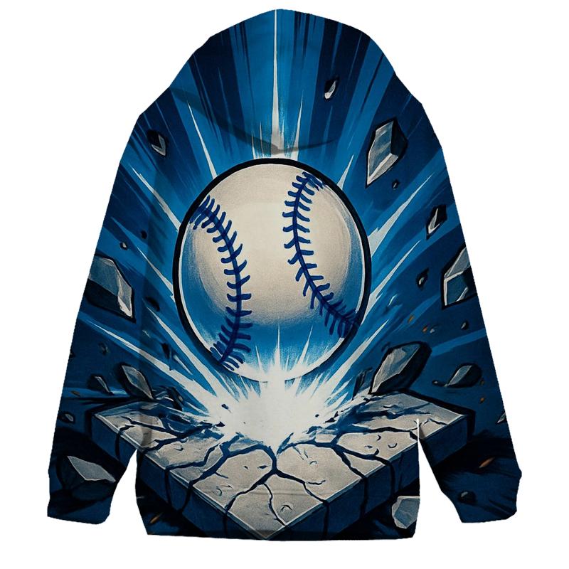 Explosive Home Plate Impact Burst heavyweight hoodies