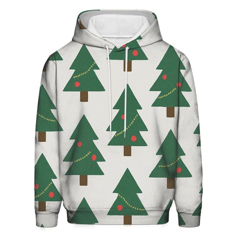 Christmas Tree Chevron Columns On Light Gray Background graphic hoodies