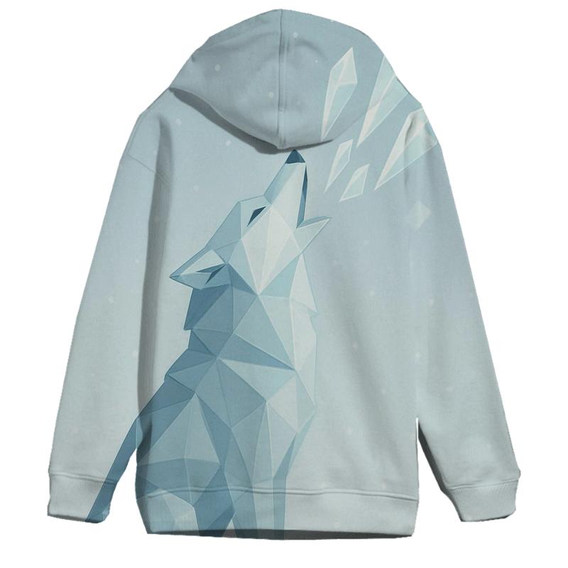 Frost Prism Quiet Howl Wolf hoodie designs