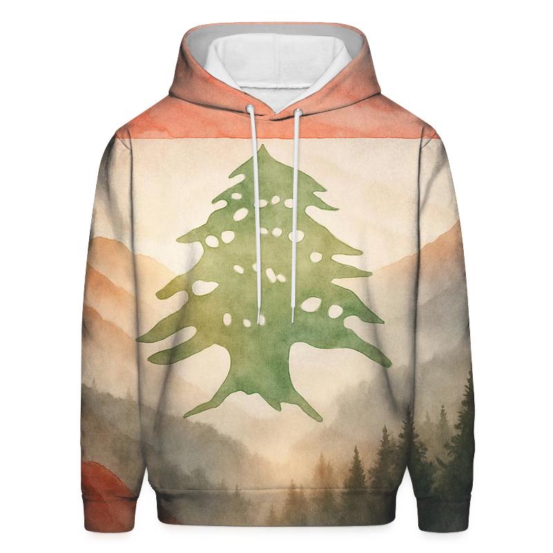 Cedar Mist Mountains Of Lebanon hoodie designs