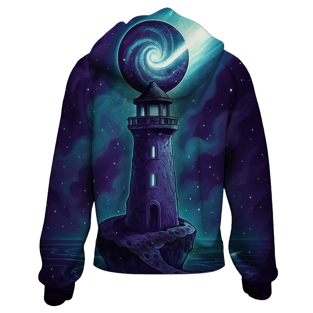 Lighthouse Of The Helix Sea premium hoodies