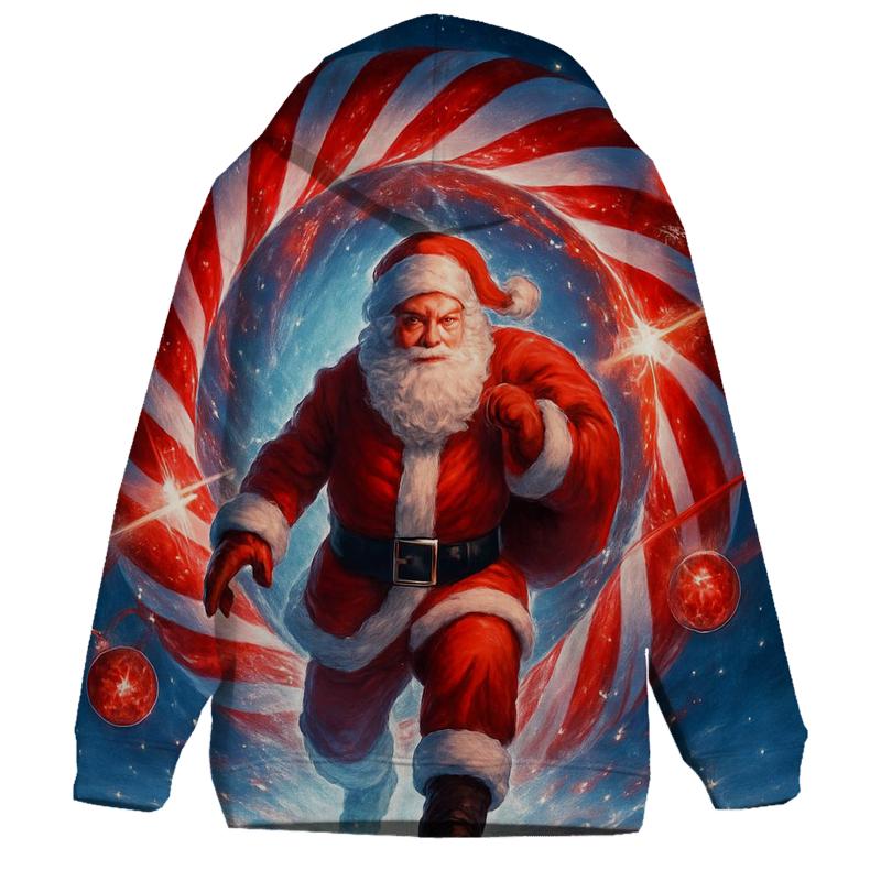 Candy Cane Portal Santa hoodie trends
