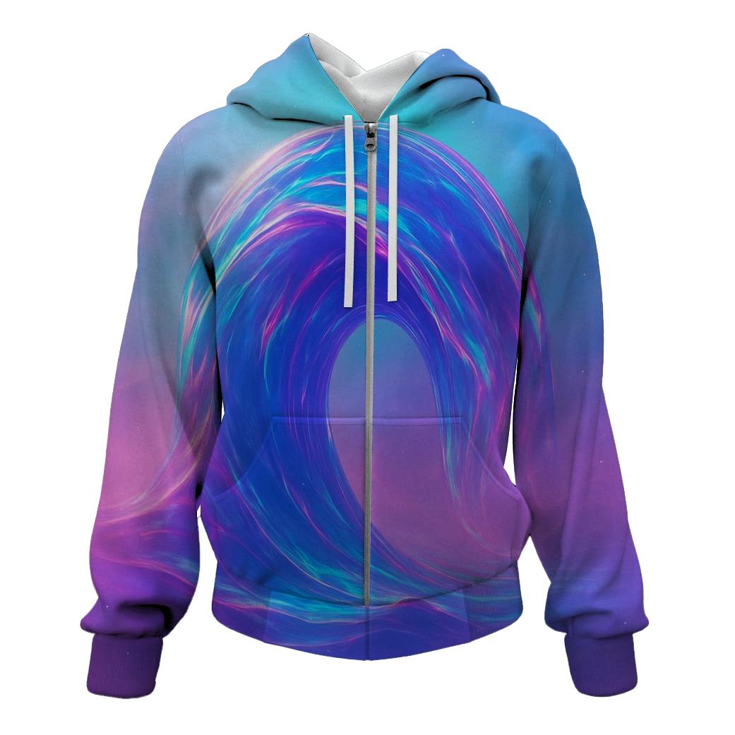 Prismatic Tide Cathedral designer hoodies