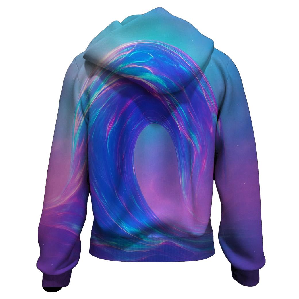 Prismatic Tide Cathedral designer hoodies