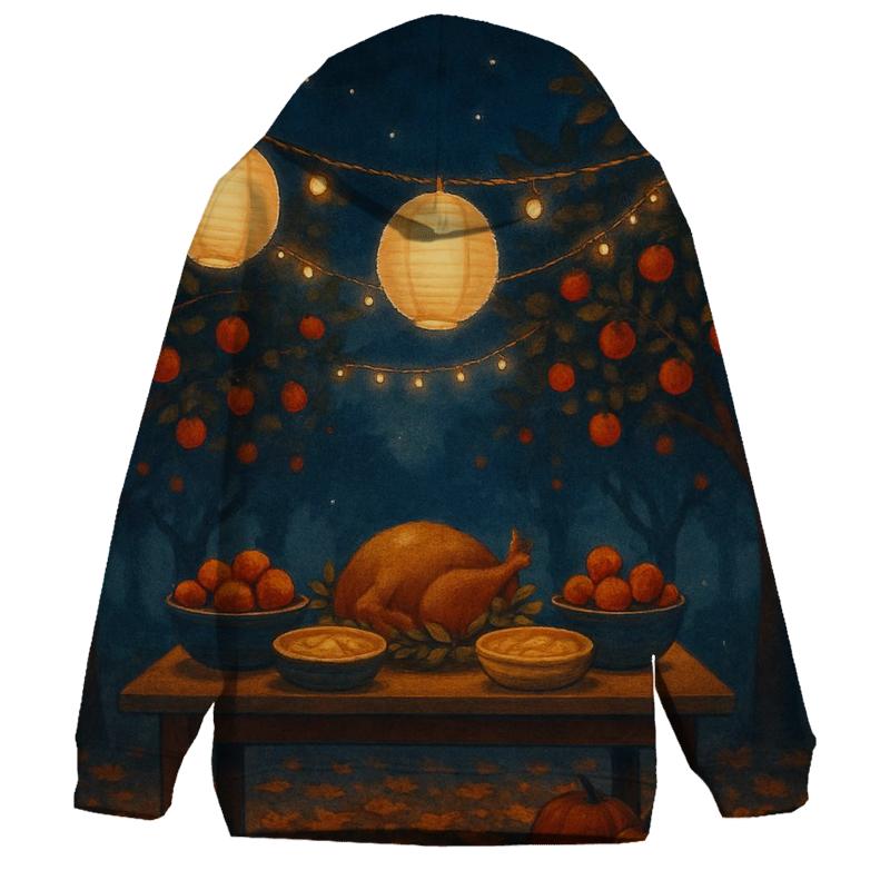 Thankful Orchard Table Under Lanterns hoodie designs