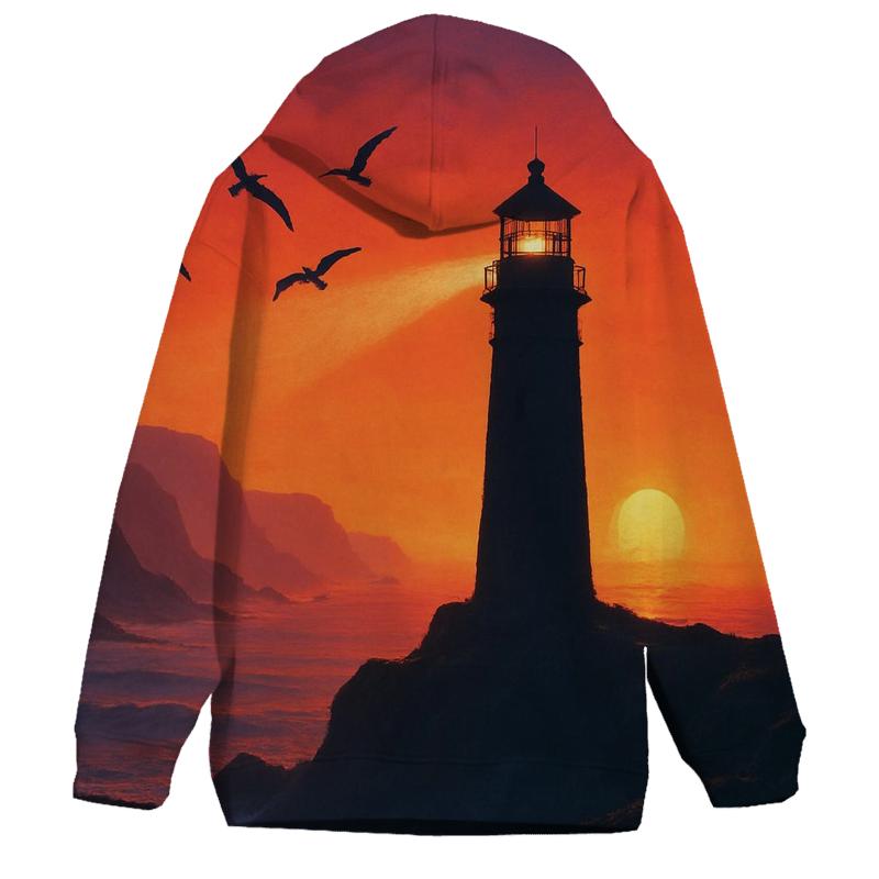 Tangerine Lighthouse Mistline hoodie trends