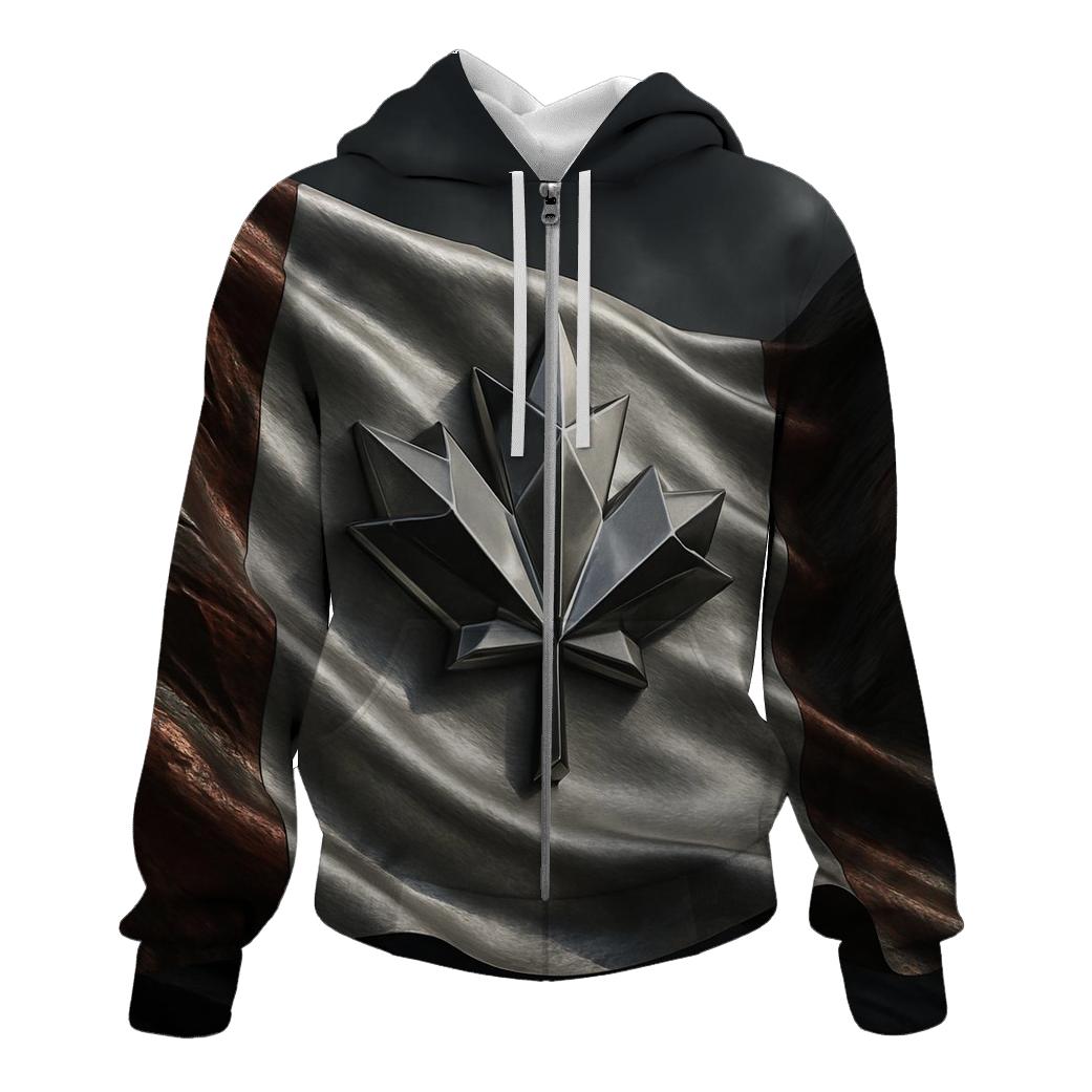 Metallic Maple Horizon Of Canada hoodies fashion