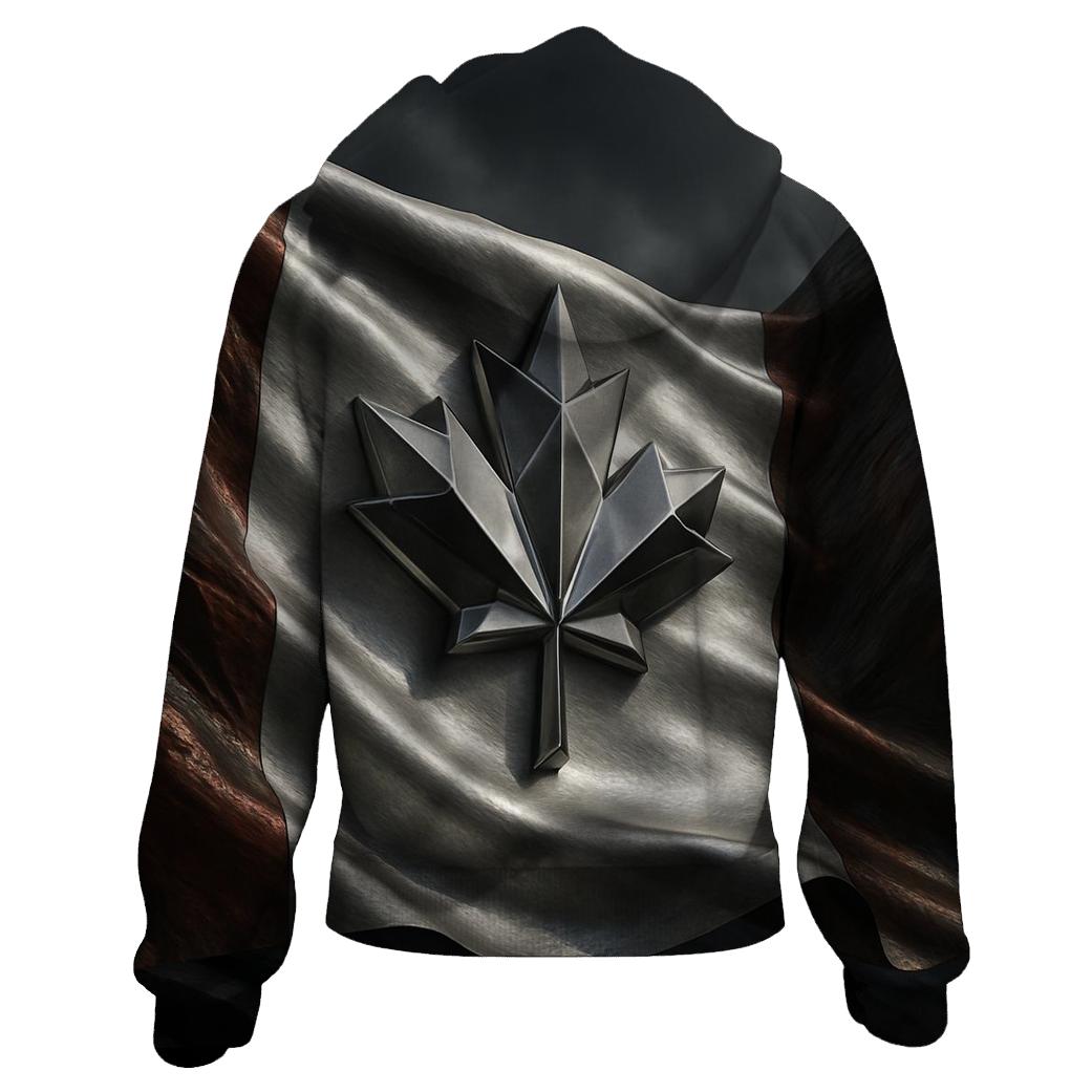 Metallic Maple Horizon Of Canada hoodies fashion