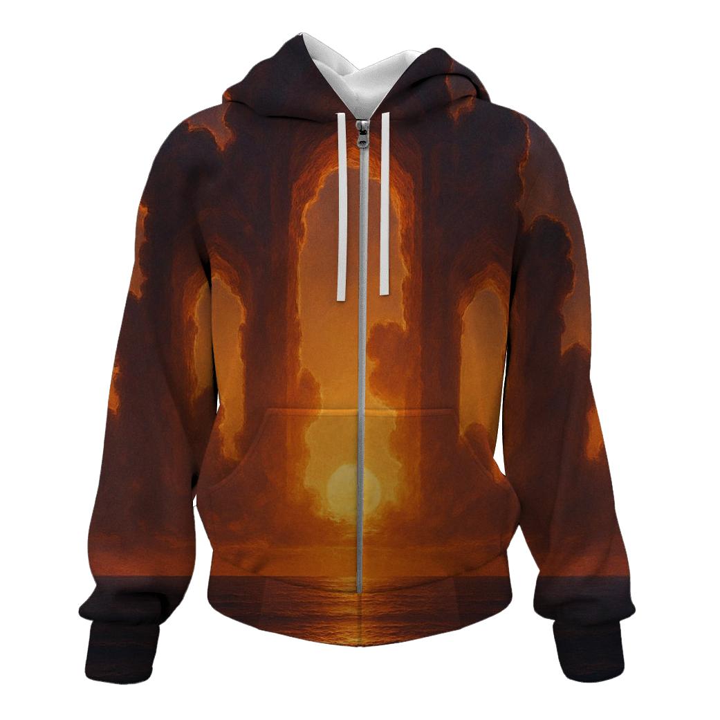 Cathedral Clouds Over The Quiet Sea hoodie trends