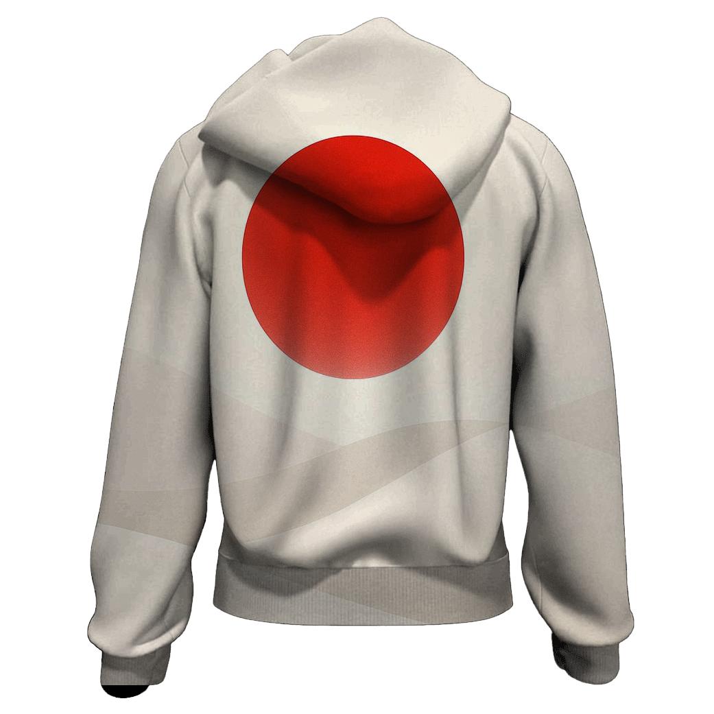 Rising Sun Dunes Of Japan pullover hoodies