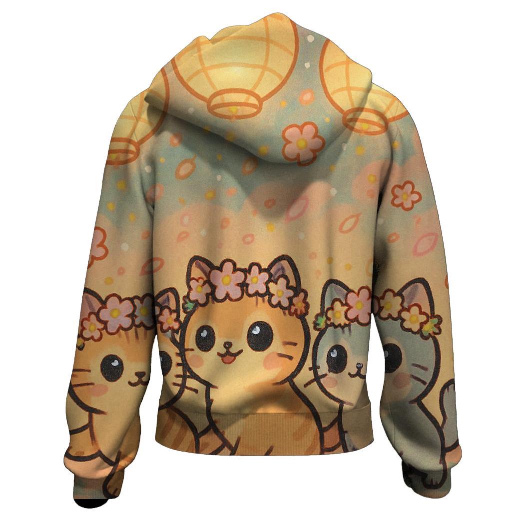 Festival Lantern Kitten Parade hoodie trends