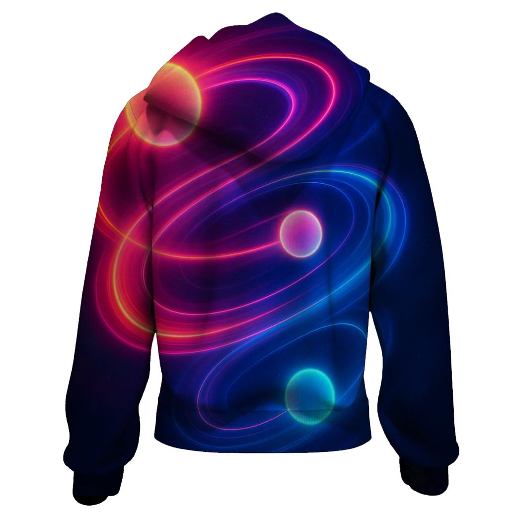 Neon Orbit Playground hoodie trends