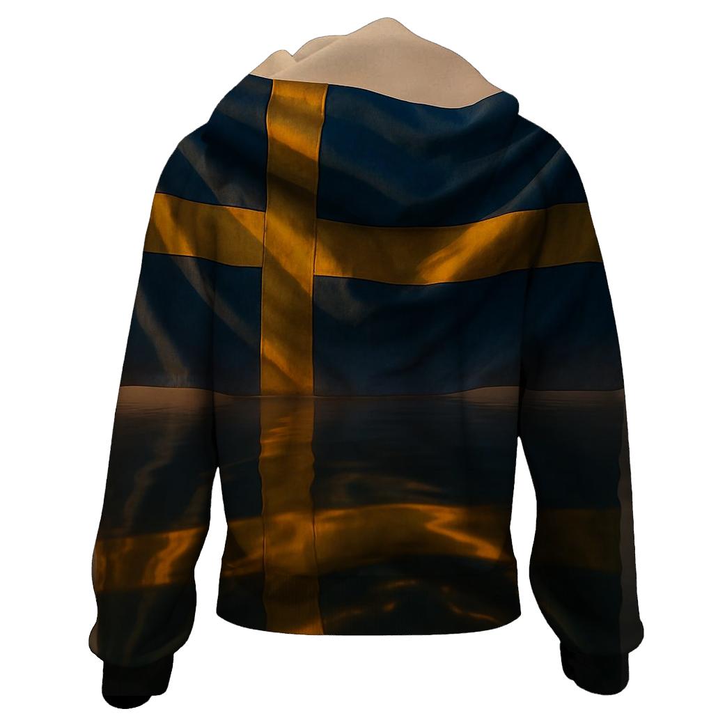 Nordic Sky Mirror Of Sweden custom hoodies