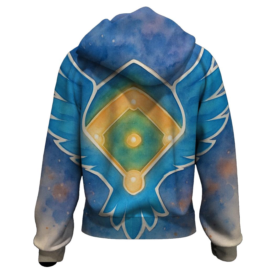 Blue Jays Winged Diamond At Twilight custom hoodies