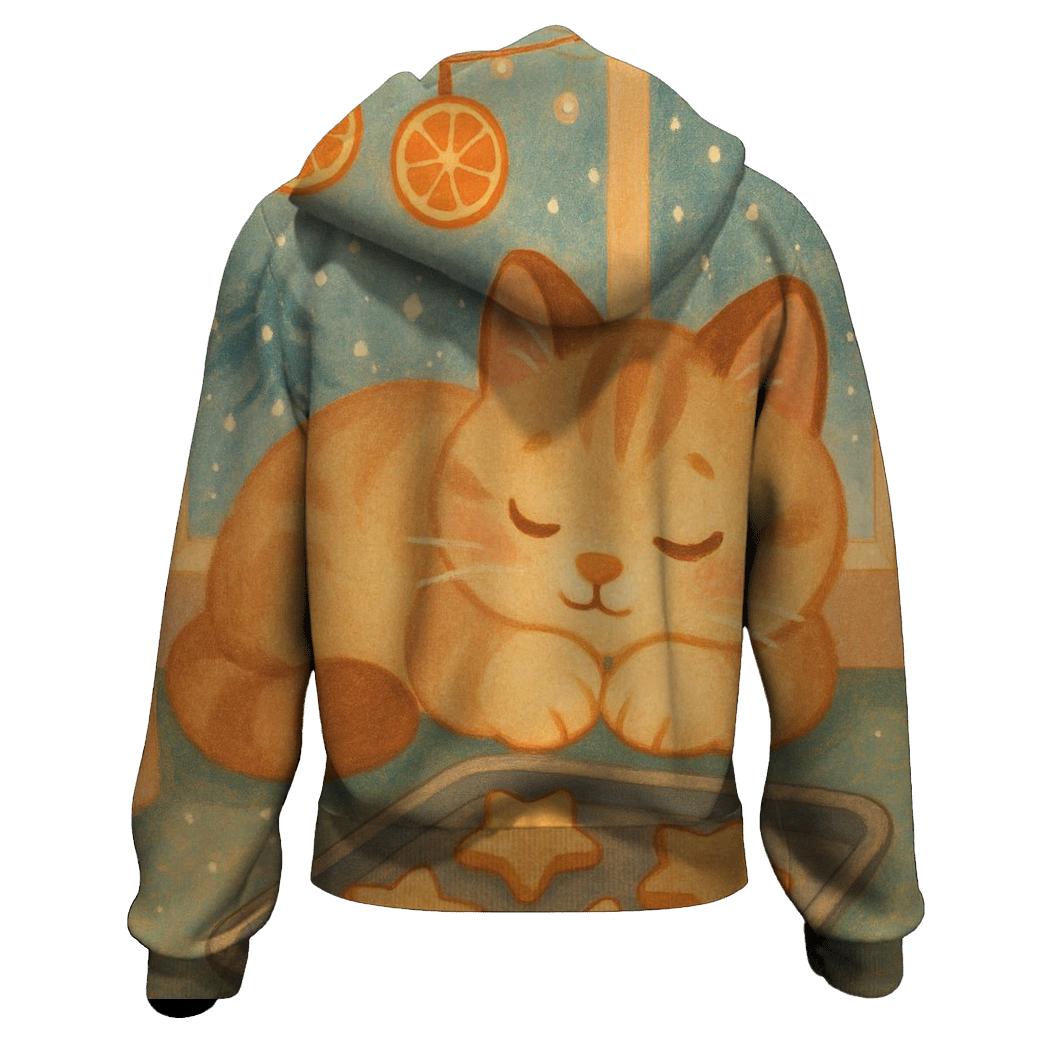 Cozy Bakery Window Biscuit Cat Nap pullover hoodies