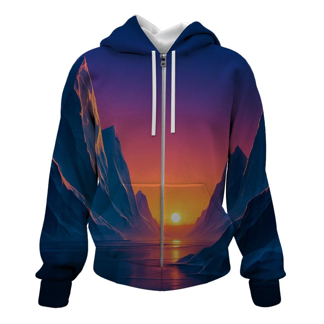 Frostfire Glacier Horizon custom hoodies