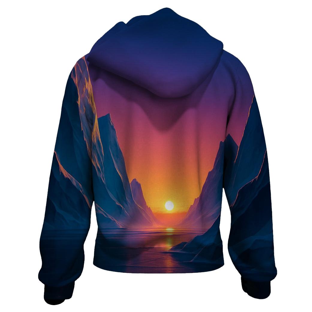 Frostfire Glacier Horizon custom hoodies