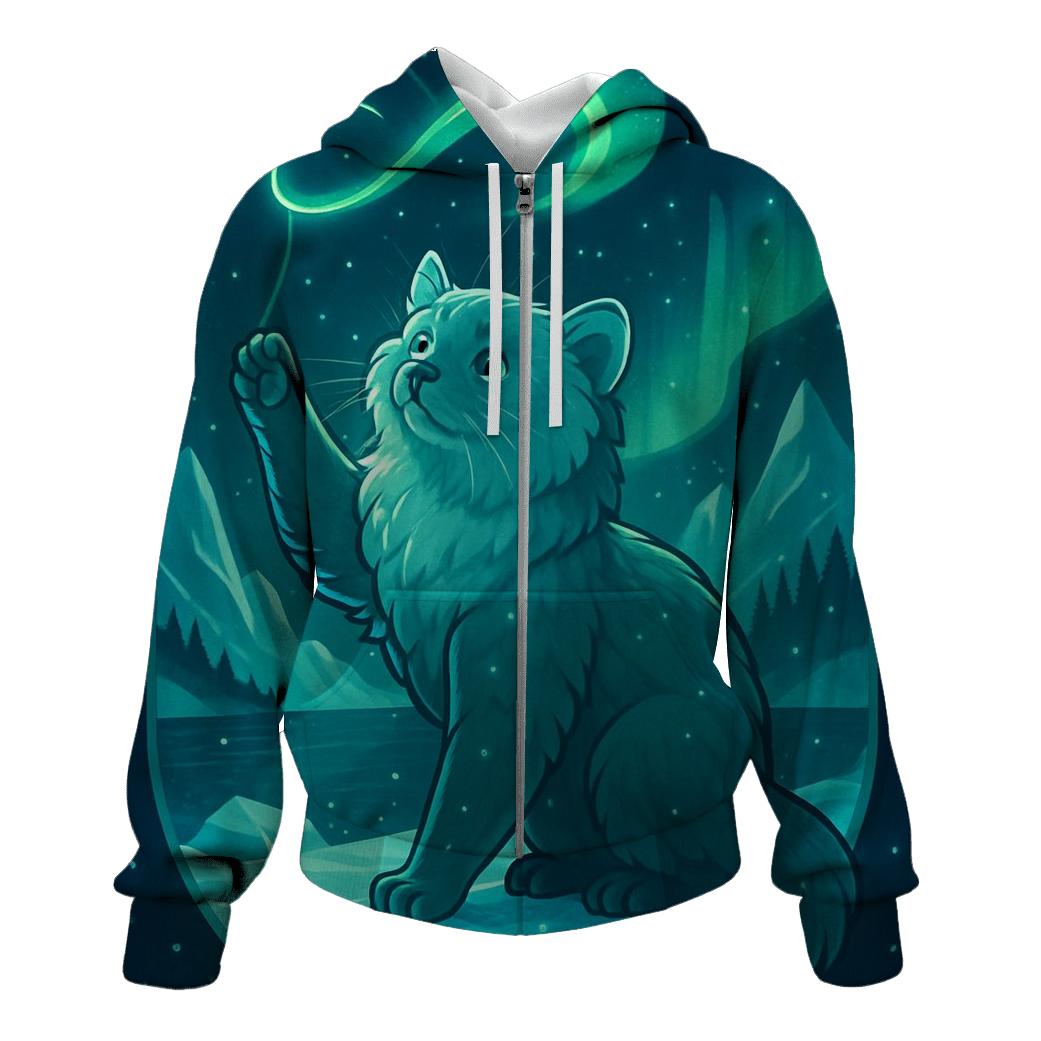 Arctic Aurora Fisher Cat hoodie trends