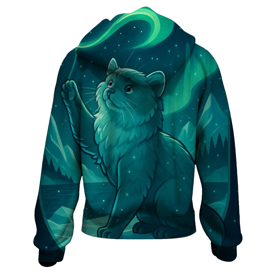 Arctic Aurora Fisher Cat hoodie trends