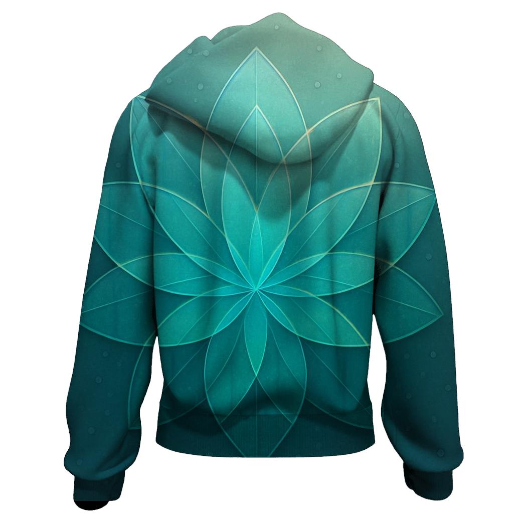 Glass Rain Geometry Bloom heavyweight hoodies