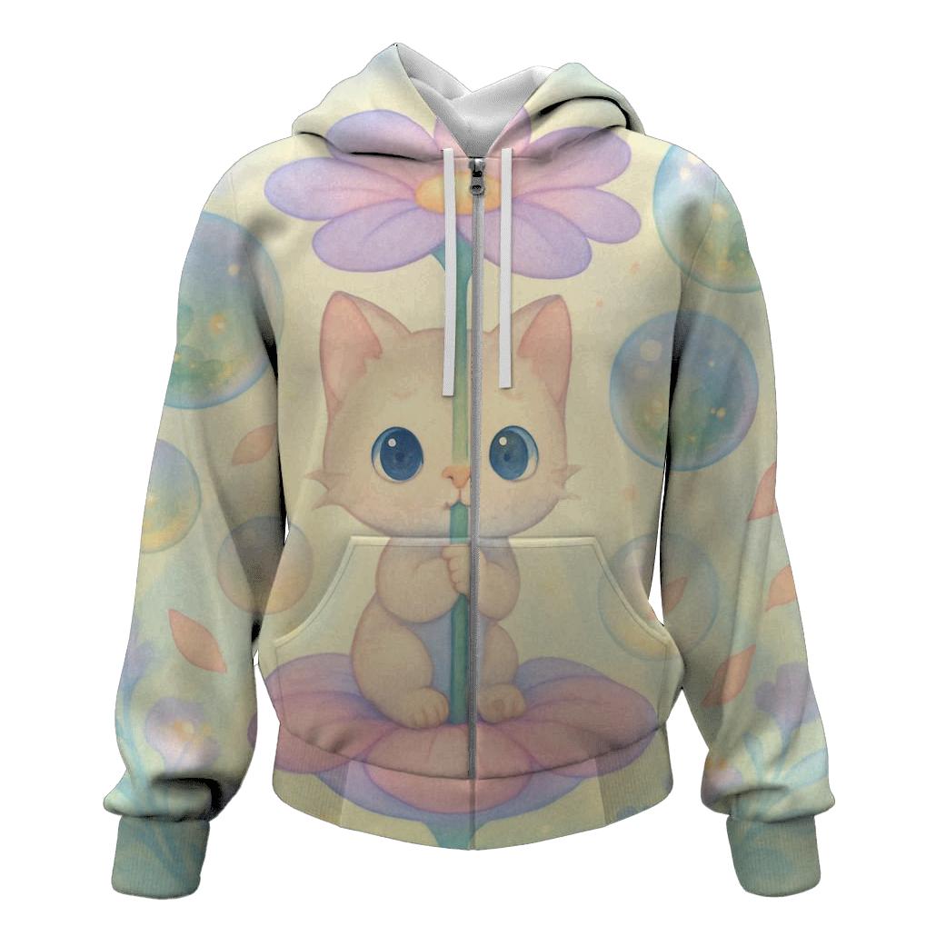 Bubble Garden Cat Carousel hoodies fashion