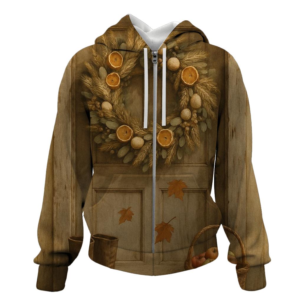 Harvest Wreath Doorway Welcome hoodie styles