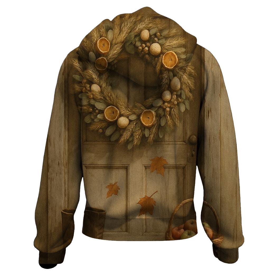 Harvest Wreath Doorway Welcome hoodie styles