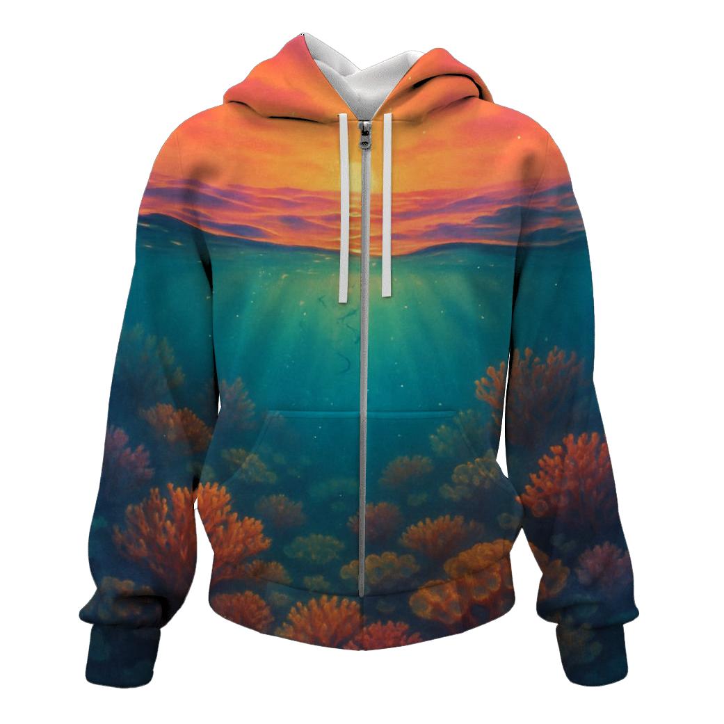 Aurora Reef Sunset Break hoodie designs