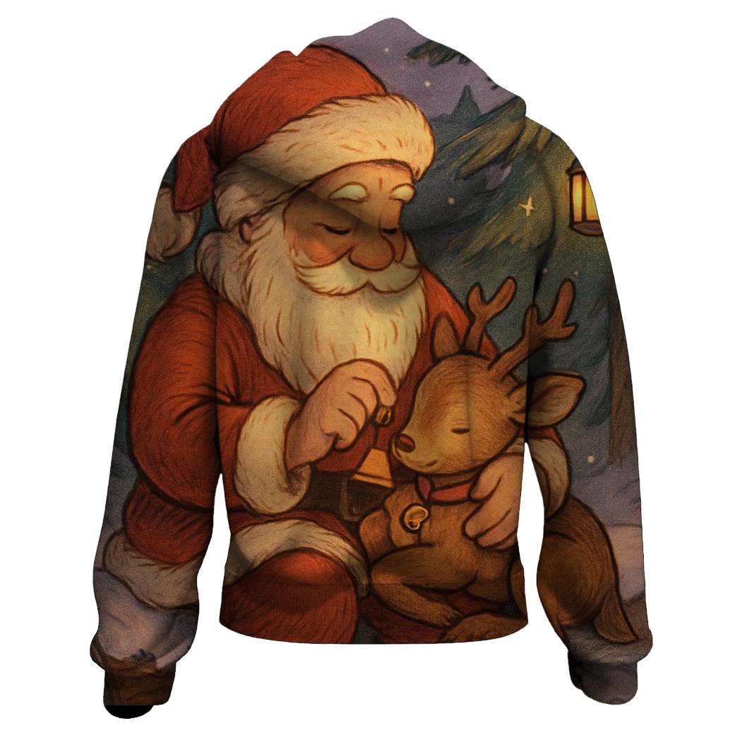 Storybook Reindeer Lullaby pullover hoodies