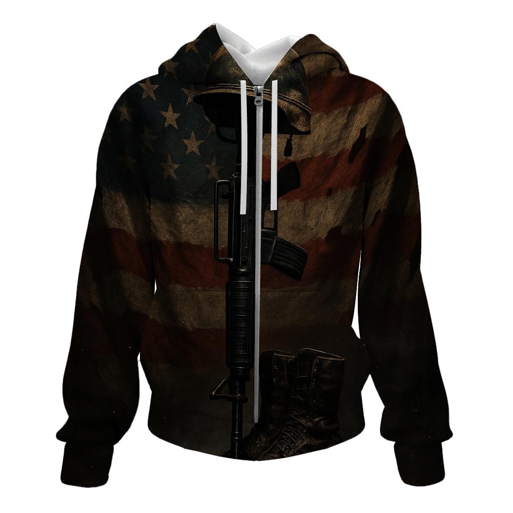 Steel And Stars Battlefield Cross Tribute pullover hoodies