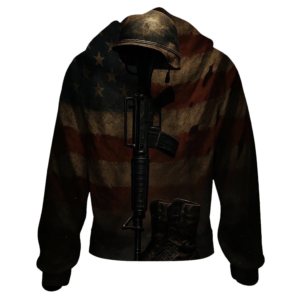 Steel And Stars Battlefield Cross Tribute pullover hoodies