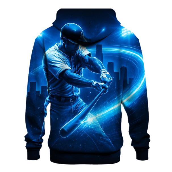 Electric Bat Arc Over Los Angeles printed hoodies