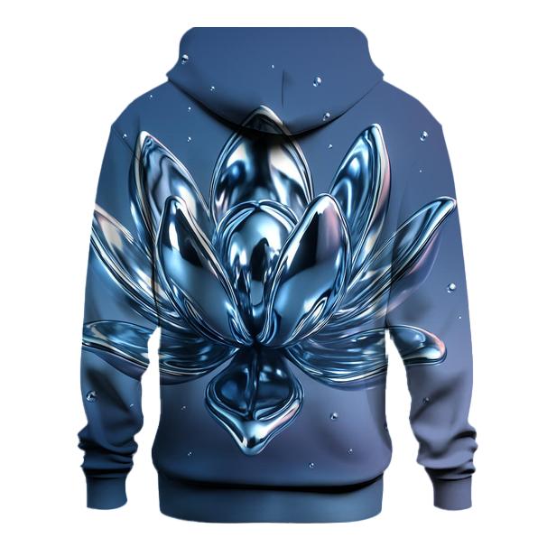 Liquid Chrome Lotus Drift graphic hoodies