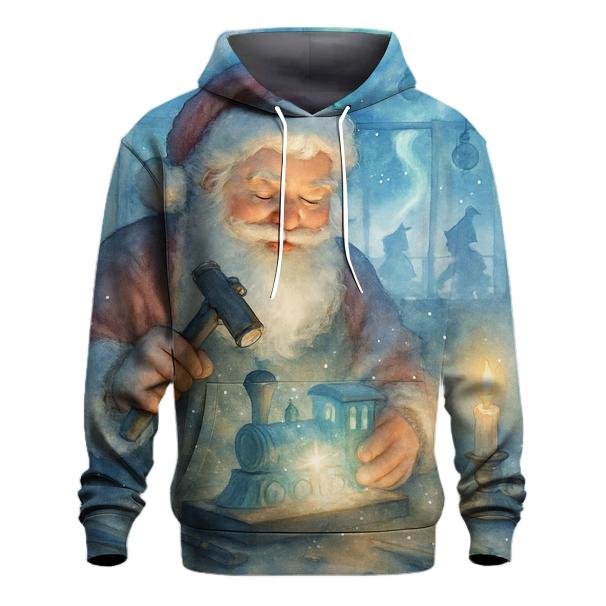 Aurora Workshop Santa zip-up hoodies