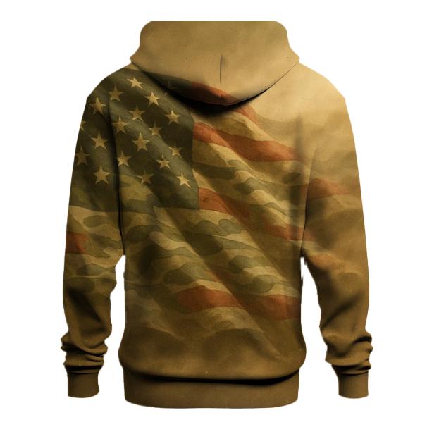 Desert Camo Flag Phantom zip-up hoodies