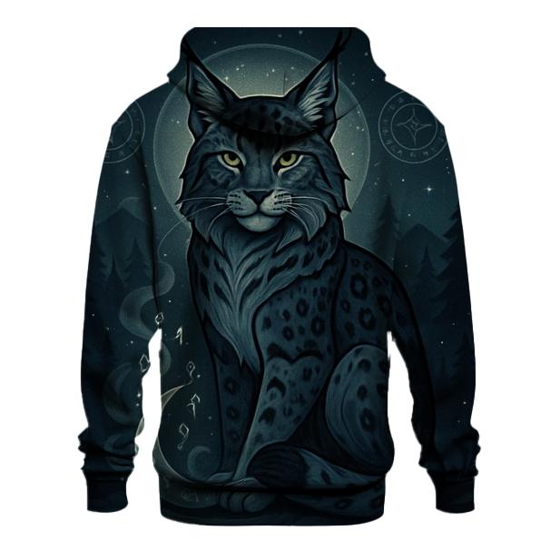 Moonlit Rune Guardian Lynx hoodie styles