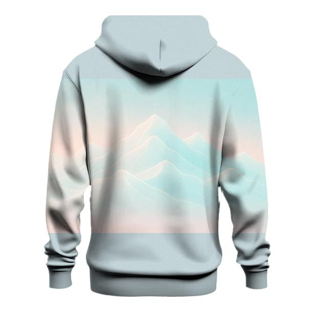 Pastel Mist Mountainfold premium hoodies