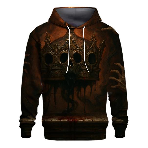 The Crown That Bleeds Shadows pullover hoodies