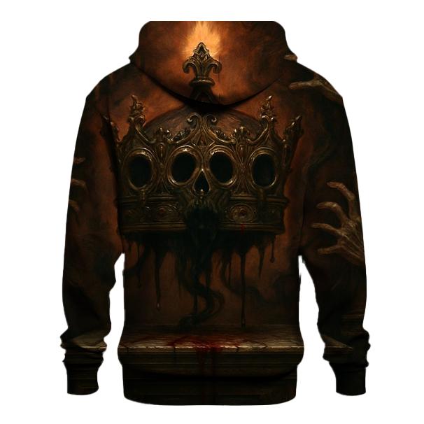 The Crown That Bleeds Shadows pullover hoodies
