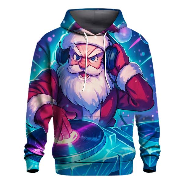 Santa DJ Frostwave zip-up hoodies