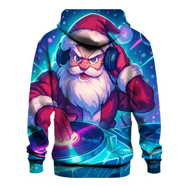 Santa DJ Frostwave zip-up hoodies