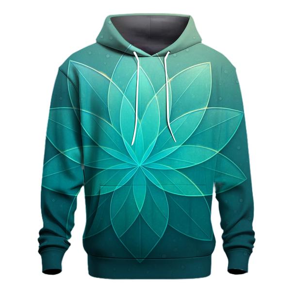 Glass Rain Geometry Bloom premium hoodies